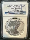 2013-W Reverse Proof American Silver Eagle Early Releases NGC PF69