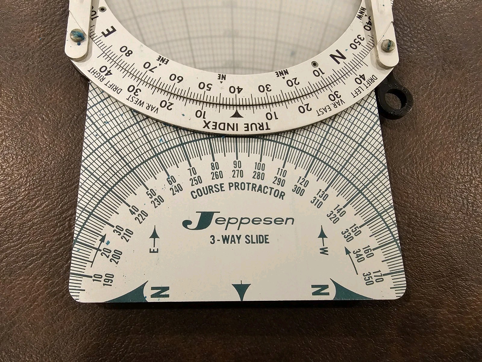 Vintage Jeppesen Model Slide Graphic Flight Computer w/ Case