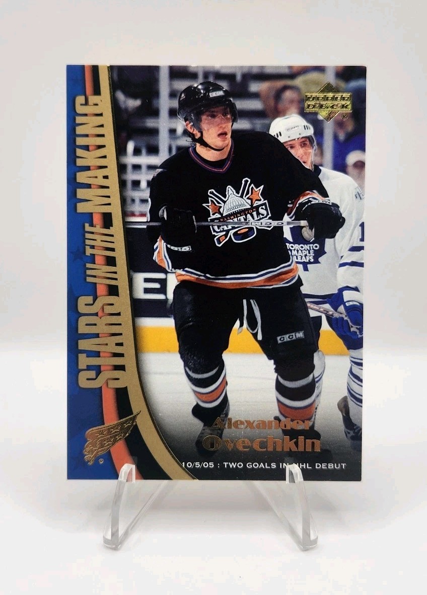 2005-06 Upper Deck Stars in the Making Alex Ovechkin Rookie #SM2 Goal Leader