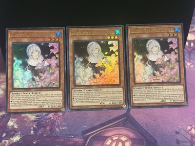 3x Ghost Sister & Spooky Dogwood DUDE-EN005 Ultra Rare NM 1st Ed Playset