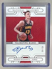 Bogdan Bogdanovic 2021 National Treasures #VM-BDB Validating Marks Auto /49