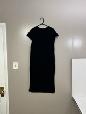 Shein Black Short Sleeve Dress Womens Size M        C106