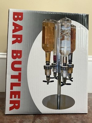 BAR BUTLER 4 SHOT LIQUID, Leakproof dispenser  pours exactly  1 -1/2 ounces