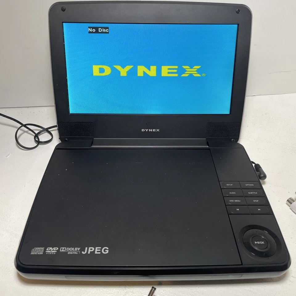 Reproductor de DVD portátil Dynex DX-P9DVD11 (9") (funciona ver video) Foto 3 de 4