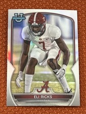 2022 Bowman University Chrome - Eli Ricks #28 Refractor (RC)