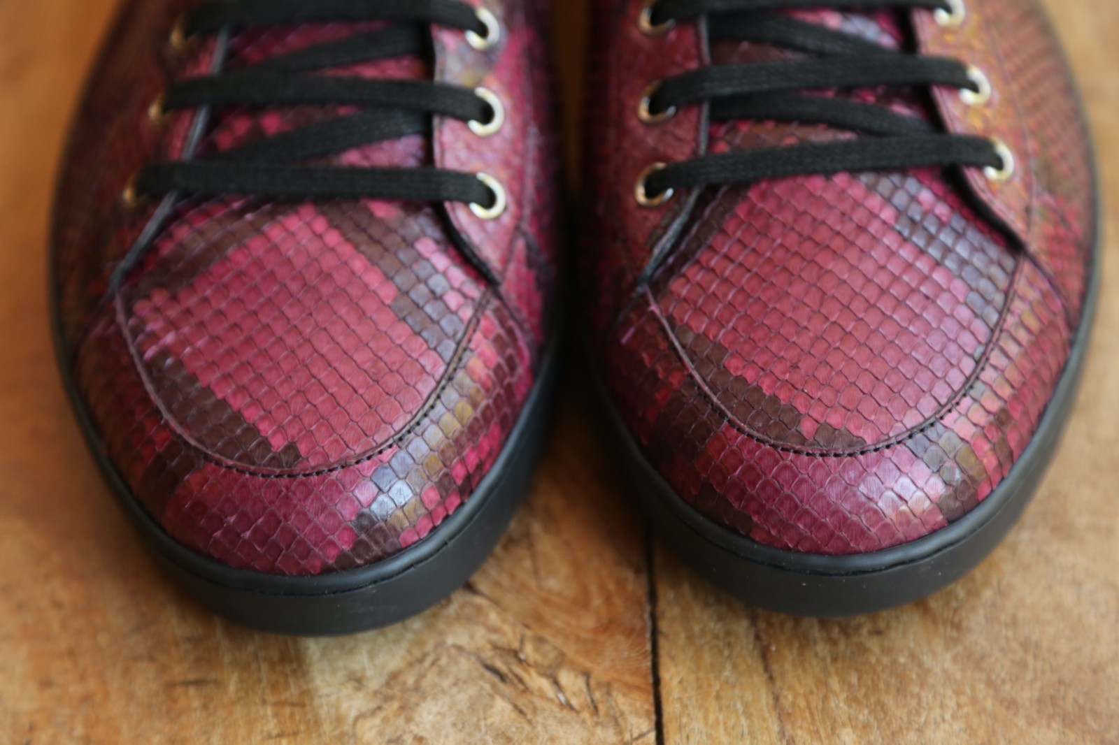 Gucci Ace Python Skin Leather Shoes Trainers Men'… - image 8