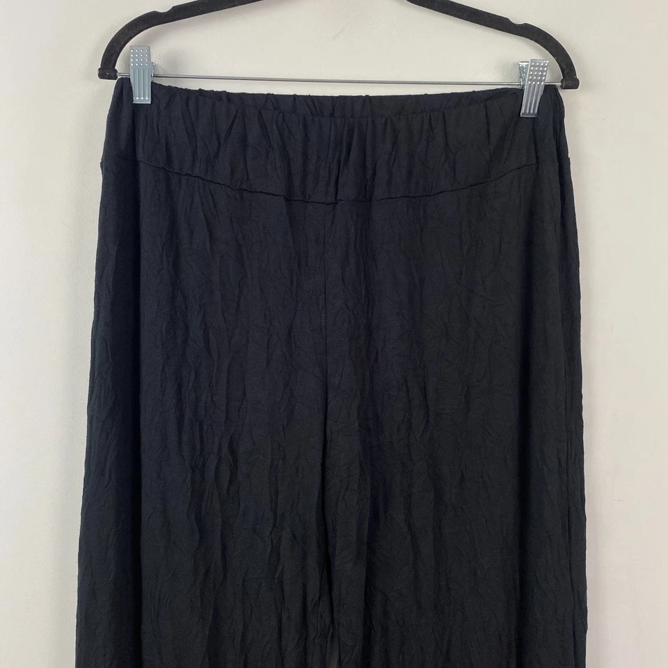 Pantalón corto Chalet Et Ceci Larshell talla mediana Lagenlook arrugado lazo dobladillo Foto 2 de 4