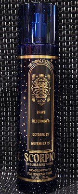 ALL NEW Zodiac Scorpio Fine Fragrance Mist 8 oz Bath & Body Works SHIPS FREE!