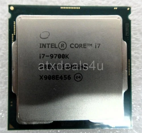 Intel CORE i7 SRELT 9th Gen i7-9700K 3.60GHz 8-Core 12M LGA1151 CPU Processor