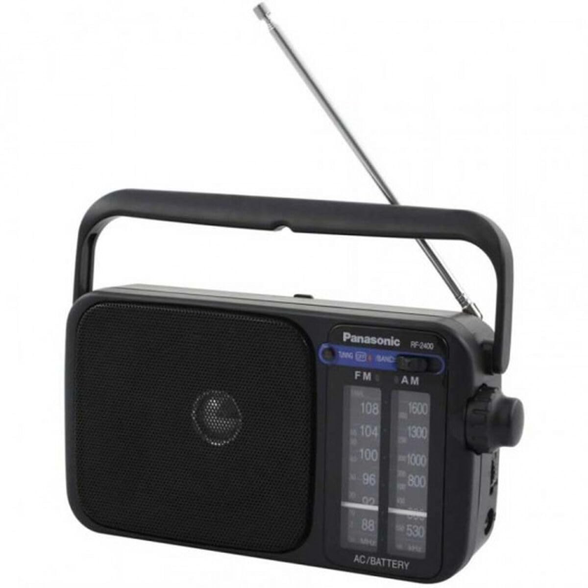 Radio Portatile Panasonic K 2400deg RF Nero FM/Am [Rif. 512017]