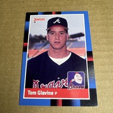 1988 DONRUSS  # 644 TOM GLAVINE   ROOKIE nm-mt