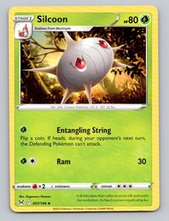 Silcoon 007/196 Lost Origin Uncommon