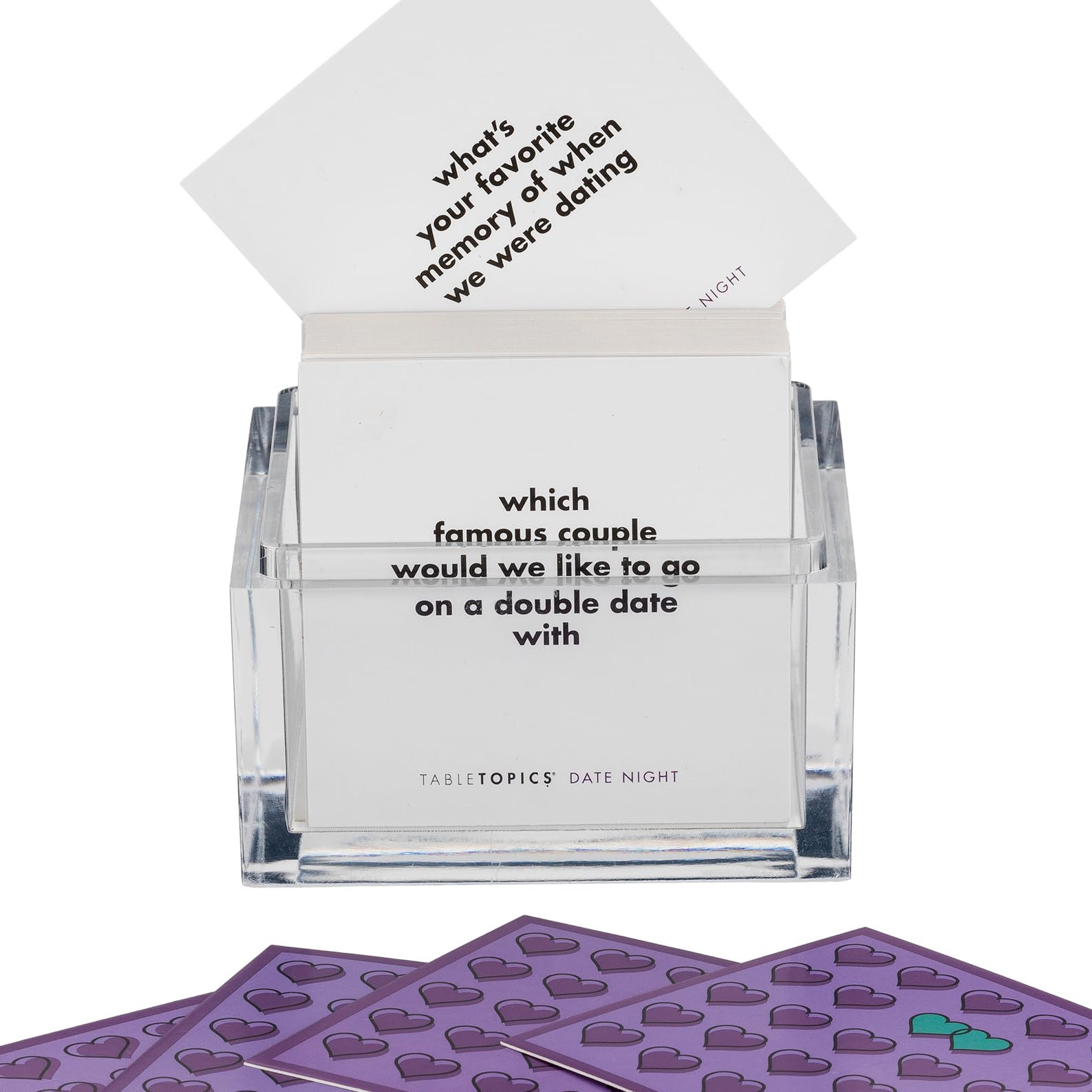 TableTopics Date Night - 135 Conversation Cards for Couples, Fun Game for Dat...