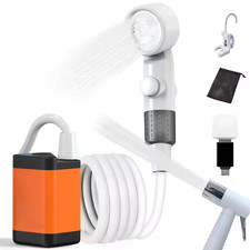 Outdoor Living Portable Camping Shower Pump with Intelligent Display Multiple Sp