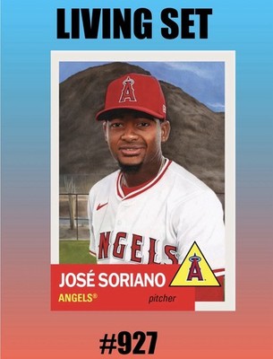  JOSE SORIANO Topps Living Set #927 - Angels