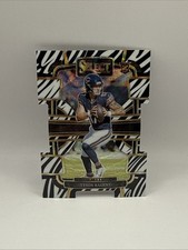 Tyson Bagent - 2023 Panini Select - Concourse #18 Zebra Prizm Die-Cut (RC)