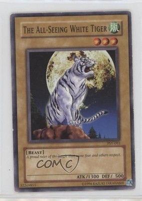 The All-Seeing White Tiger Unlimited YuGiOh Pharaoh's Servant #PSV-093 2002