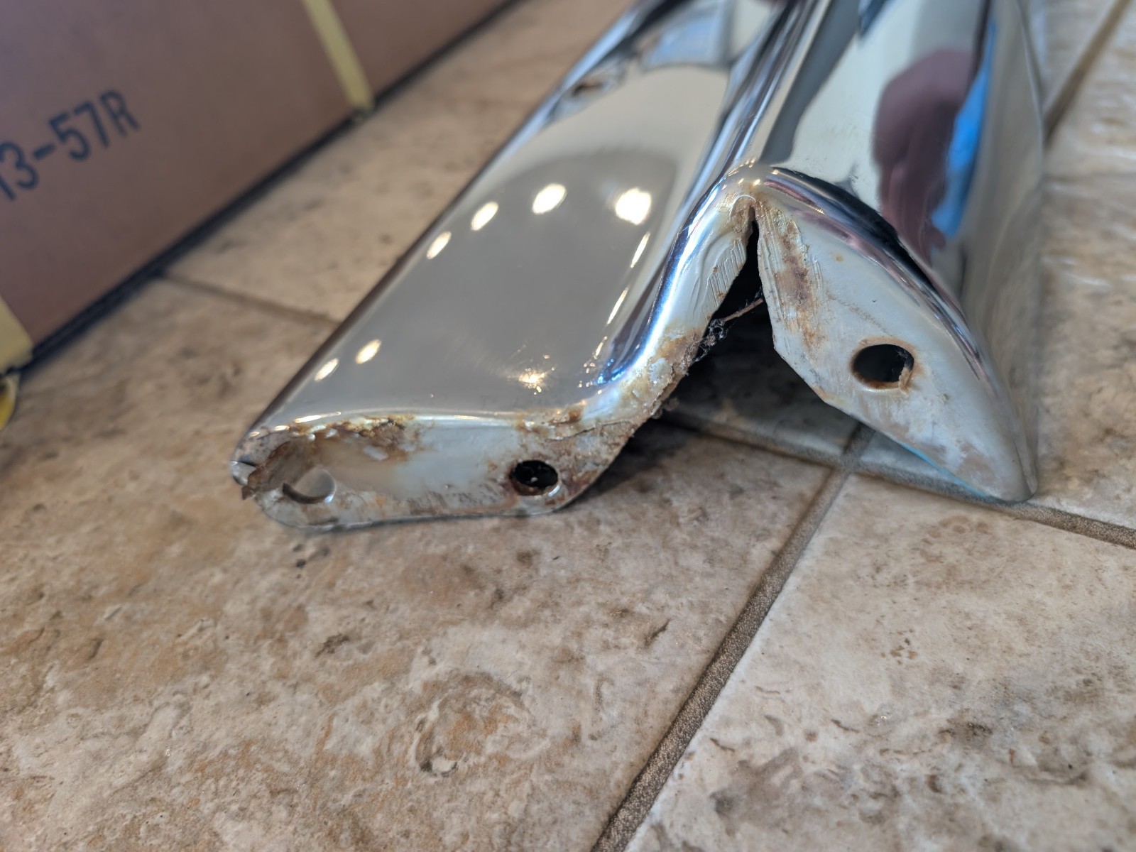 1957 Chevrolet Full Size Bumper Rear Center | eBay