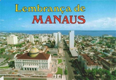 Manaus Brazil Fliegeraufnahme
