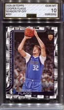 2025-26 Topps - Cooper Flagg #201 Season Tip-Off (RC) AGS 10