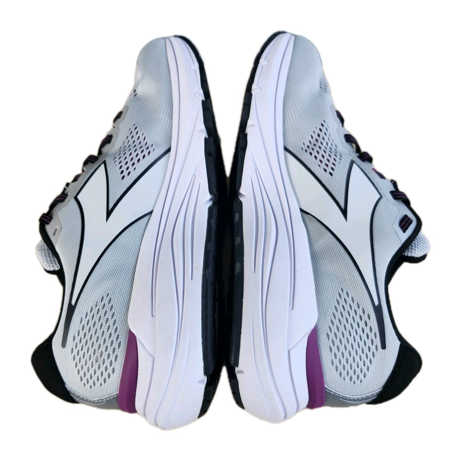 Diadora Mythos Blushield 7 Vortice Running Shoes Grey, Pink Sneakers Wo's Sz 10 image 7