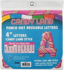 845155 Candy Land Punctuation, Numbers, and Alphabet Classroom Decorations for