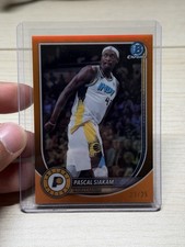 Topps Bowman Chrome 2025-26 Pascal Siakam #BCV-79 Orange Refractor /25