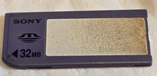 Sony 32MB Memory Stick MS Card Long MS For Sony Old Camera/PSP/Recorder Untested