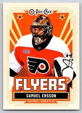 2025-26 O-Pee-Chee #314 Samuel Ersson Retro Philadelphia Flyers