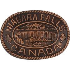 Canada Niagara Falls State Park Ontario Canadian 1980s NOS Vintage Belt Buckle