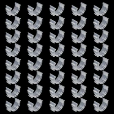 50 Pcs Clear Sewing Bobbin Clips, Small Bobbin Holder Plastic Thread Clamps Spoo