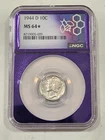 1944-D Mercury Dime NGC MS64* STAR Purple Core - Blast White Coin