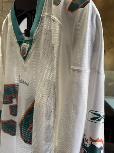 NFL DOLPHINES R WILLIAMS 34 XL MEN WHITE AND GREEN JERSEY - Picture 6 of 9
