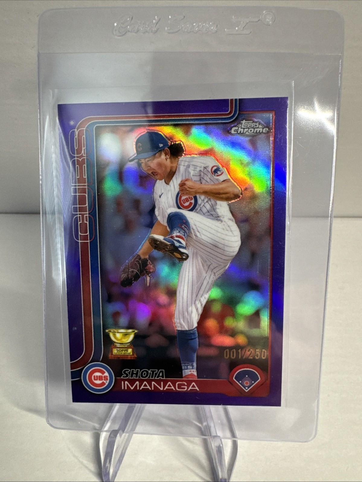 2025 Topps Chrome - Shota Imanaga #149 Purple Refractor /250 1st Printed