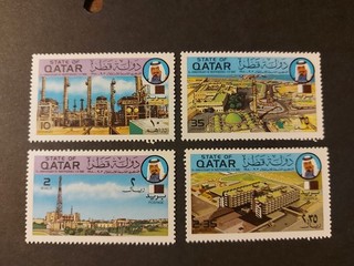 1980 State Of Qatar 9th Anniversary Of Independence Group MNH