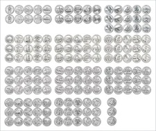2010 - 2021 COMPLETE 158 Quarter National Park PDS Business Strike Uncirc Set