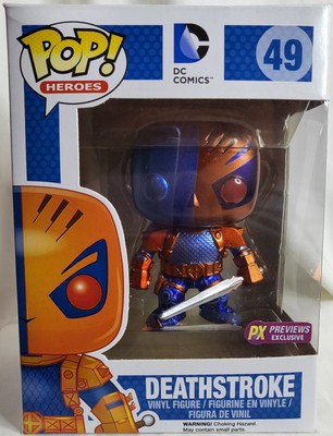 Funko Pop! Vinyl: DC Universe - Deathstroke (Metallic) - PX Previews #49 
