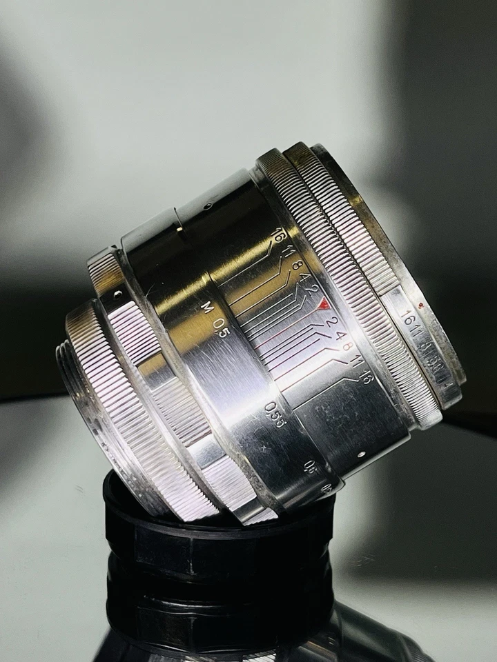 Helios 44 5.8cm f2 Red P M39 Early Batch. From The Very First 50 000 Ever Made - Imagen 2 de 4