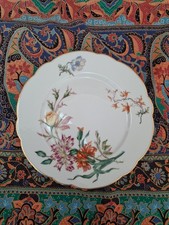 Teller auf Fuß Porzellan Luxus 19. Jh. Person Paris Floral Vintage 2/4