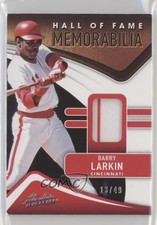 2022 Panini Absolute Hall of Fame Memorabilia Retail 13/49 Barry Larkin HOF 04br