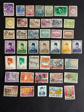 Indonesia Stamps Lot Bundle (42 Stamps) Used Asia Indonesian Stamps #4