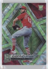 2019 Panini Chronicles Spectra Neon Green Prizm 2/49 Daniel Ponce de Leon 0q3