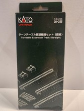 Kato 20-285 N-Gauge Unitrack Turntable Extension Track Set Straight Mint in Box