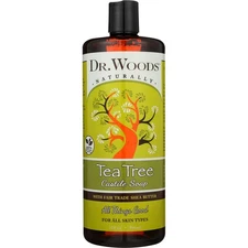 Dr. Woods Castile Soap Tea Tree 32 Oz