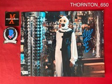 David Howard Thornton Terrifier 2 signed 11x14 photo Art the Clown Beckett