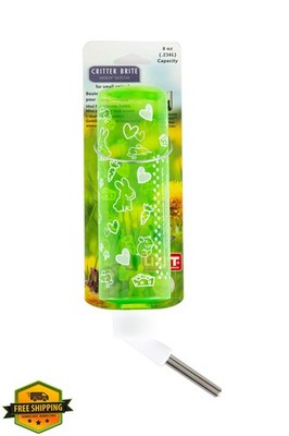 Lixit Critter Bright Water Bottle 8oz Blue Hamster