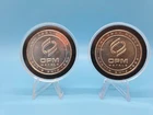 2 OPM SILVER ROUND 1 TROY OZ. .999 FINE - 2 Coins - 2 Troy Ounces Total
