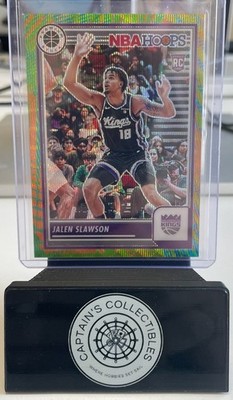 2023-24 Panini Premium Stock Basketball Jalen Slawson Rookie Multi Wave Prizm #5