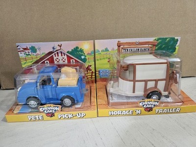 Lot Of 2 The Chevron Cars - Pete Pick-Up Horace 'N Trailer New In Box