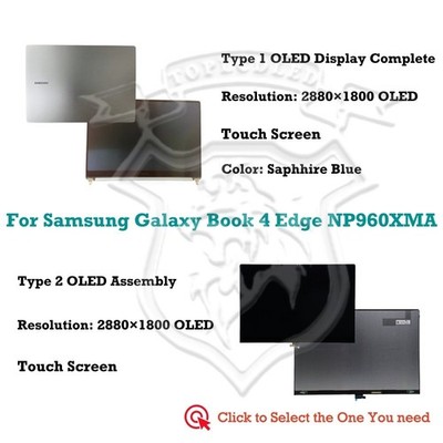 OLED Komplettbaugruppe LCD Display für Samsung Galaxy Book4 Edge NP960XMA-KB1FR